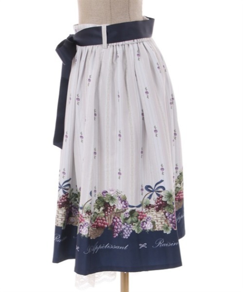 「axes femme POETIQUE」 フレアスカート MEDIUM ネイビー レディース_画像6