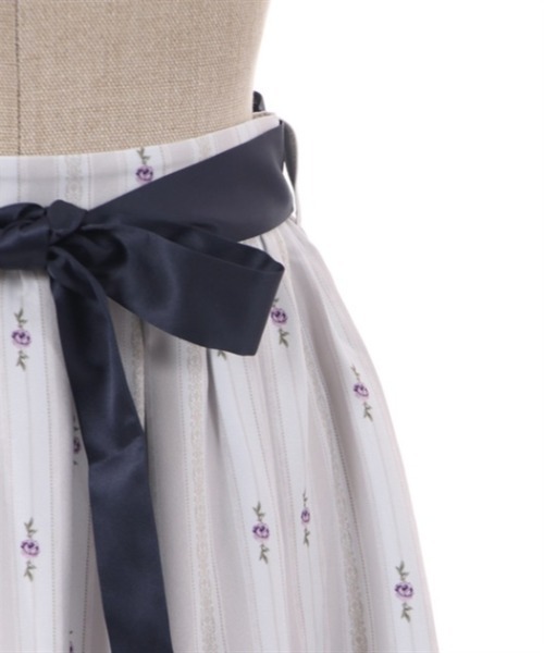 「axes femme POETIQUE」 フレアスカート MEDIUM ネイビー レディース_画像8
