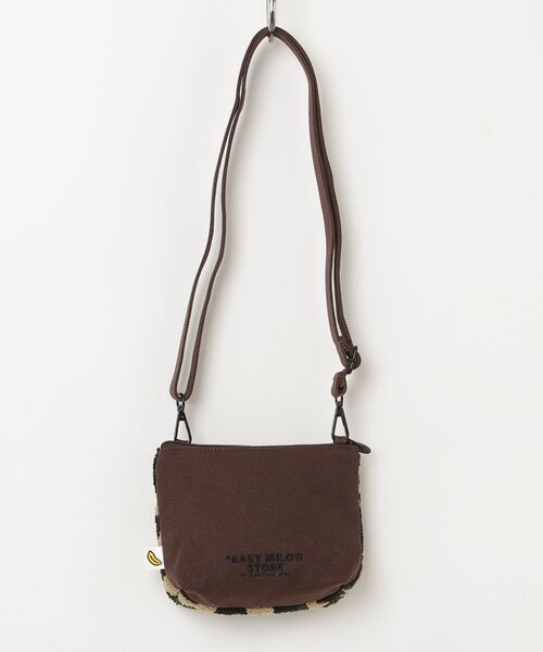 BABY MILO STORE ショルダーバッグ EMBROIDERY MINI CROSS BAG メンズ