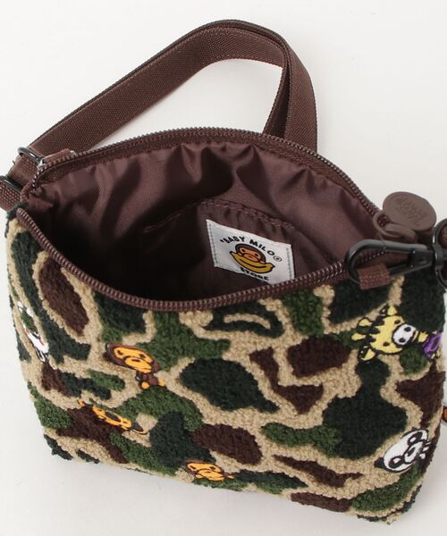 BABY MILO STORE ショルダーバッグ EMBROIDERY MINI CROSS BAG メンズ