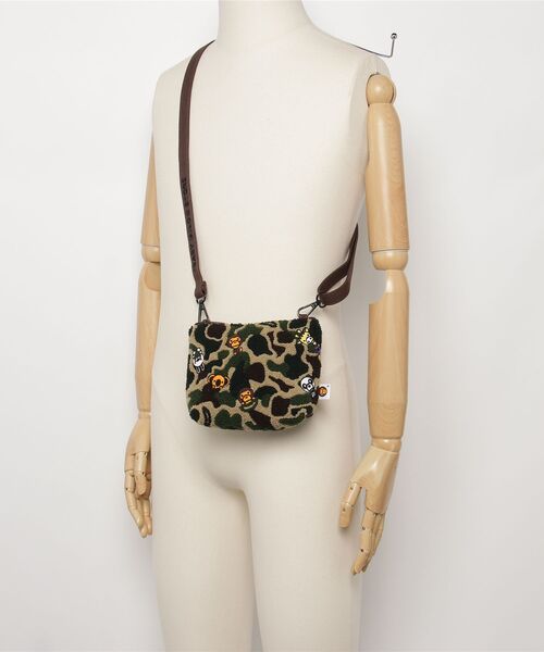 BABY MILO STORE ショルダーバッグ EMBROIDERY MINI CROSS BAG メンズ