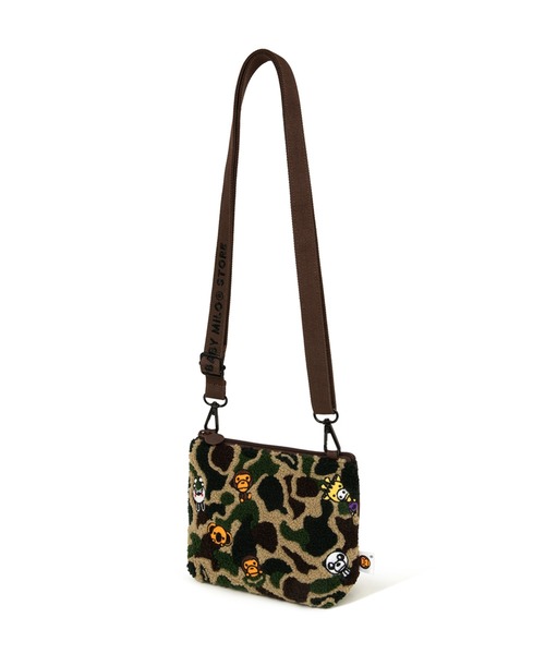 BABY MILO STORE ショルダーバッグ EMBROIDERY MINI CROSS BAG メンズ