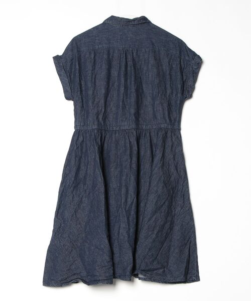 To b. by agnes 「To b.」 シャツワンピース 36 ネイビー レディース