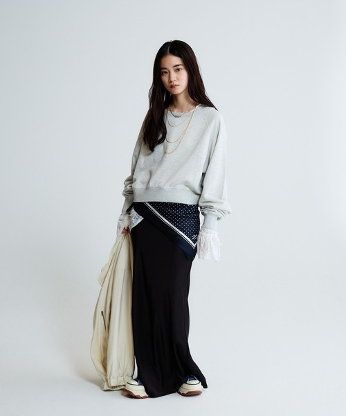 「JEANASIS」 ロングスカート MEDIUM ピンク系その他 レディース_画像8