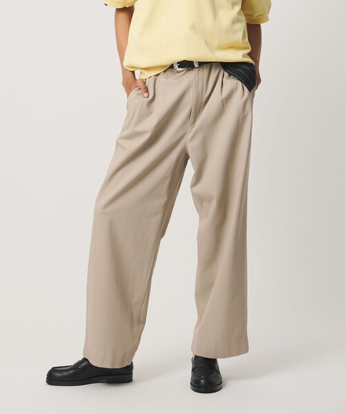 BEAUTY＆YOUTH UNITED ARROWS ワイドパンツ チノパン クール 2プリーツ