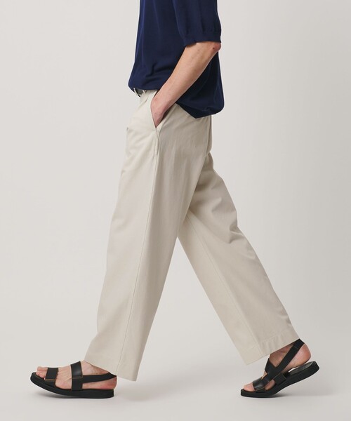 チノパン 「BRIGLIA 1949」シャンブレー 1プリーツ パンツ メンズ
