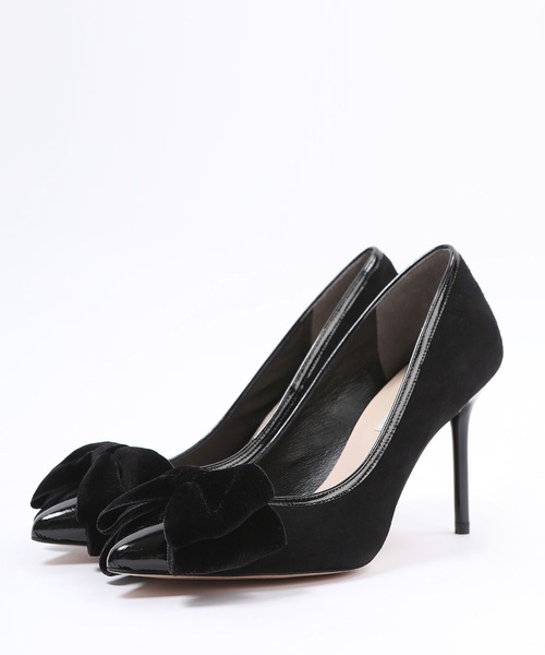 「SEVEN TWELVE THIRTY」 パンプス 24.5cm ブラック×ホワイト レディース_画像7