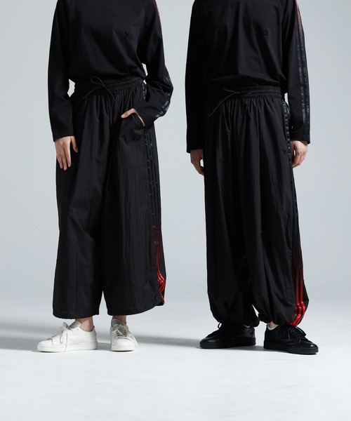 Y-3 ワイドパンツ パンツ GRADIENT 3 STRIPES NYLON WIDE PANTS メンズ
