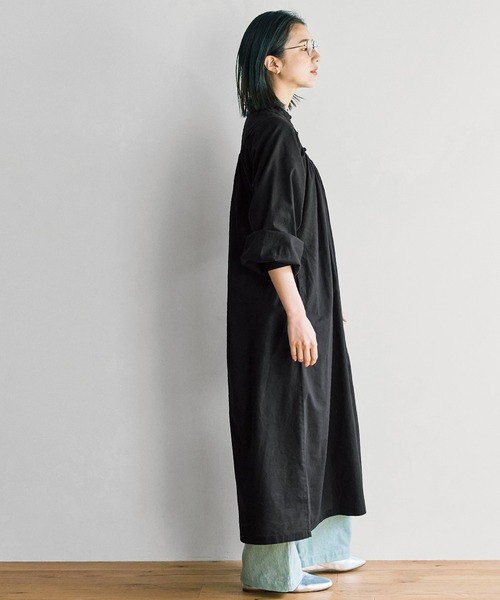 「avecmoi」 長袖ワンピース 2 ブラック レディース_画像5
