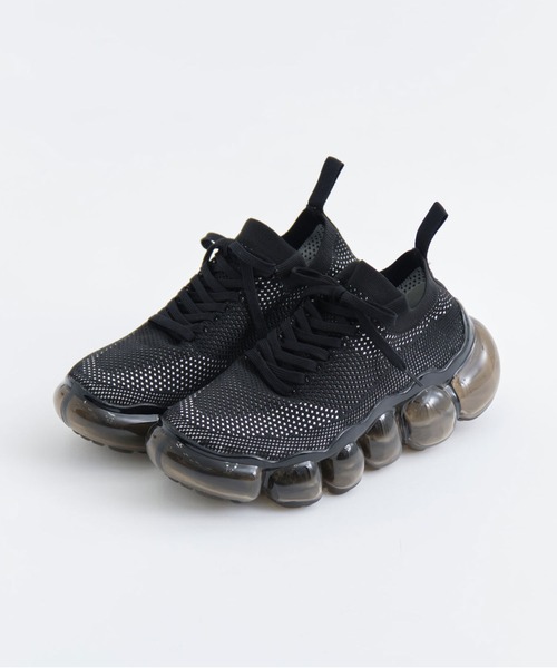 grounds 38 ブラックスニーカー grounds（グラウンズ） ローカットスニーカー 38 ブラック レディース