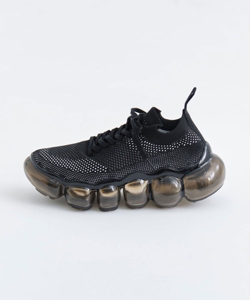 grounds 38 ブラックスニーカー grounds（グラウンズ） ローカットスニーカー 38 ブラック レディース