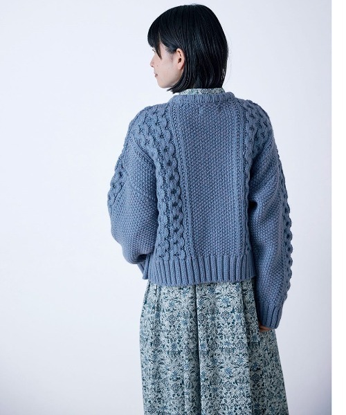 「Sunny clouds」 シャツワンピース - ブルー系その他 レディース_画像7