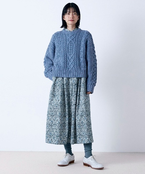 「Sunny clouds」 シャツワンピース - ブルー系その他 レディース_画像8