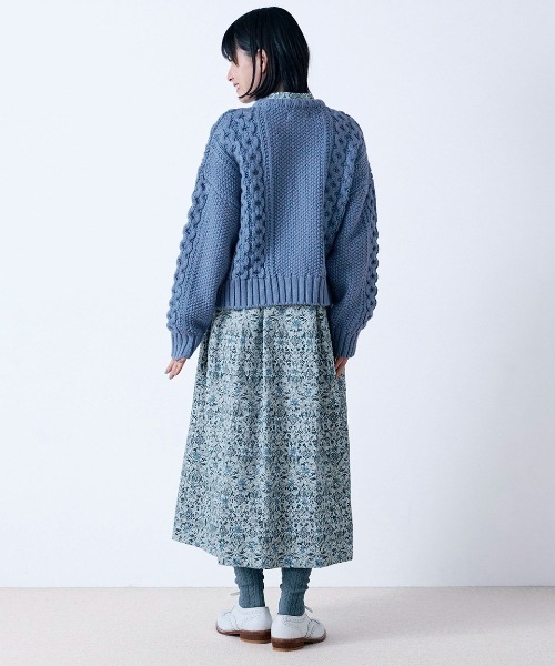 「Sunny clouds」 シャツワンピース - ブルー系その他 レディース_画像9