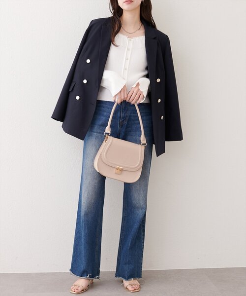 「natural couture」 ニットカーディガン FREE ピンク レディース_画像10