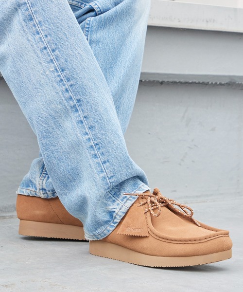 Clarks（クラークス） ブーツ Wallabee Lite Cola Suede ワラビー