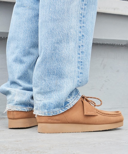 Clarks（クラークス） ブーツ Wallabee Lite Cola Suede ワラビー