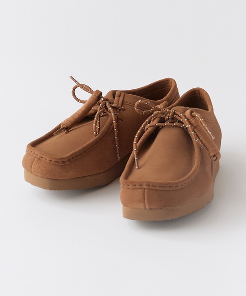 クラークス ワラビー Clarks ライトブラウン スエード UK7.5 Clarks（クラークス） ブーツ Wallabee Lite Cola Suede ワラビー