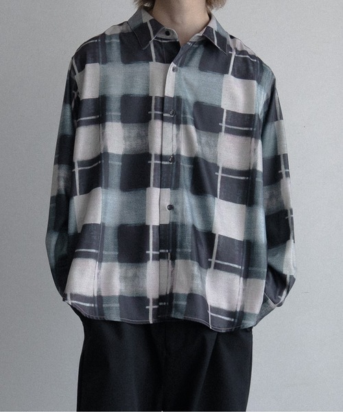 「Casper John」 長袖シャツ SMALL グレー メンズ_画像2