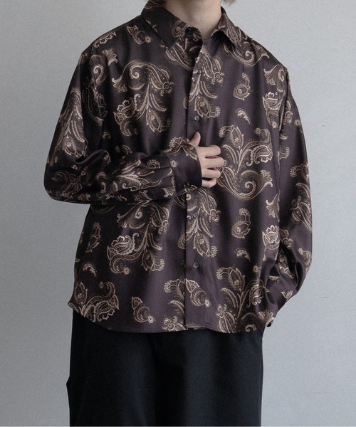 「Casper John」 長袖シャツ SMALL グレー メンズ_画像4