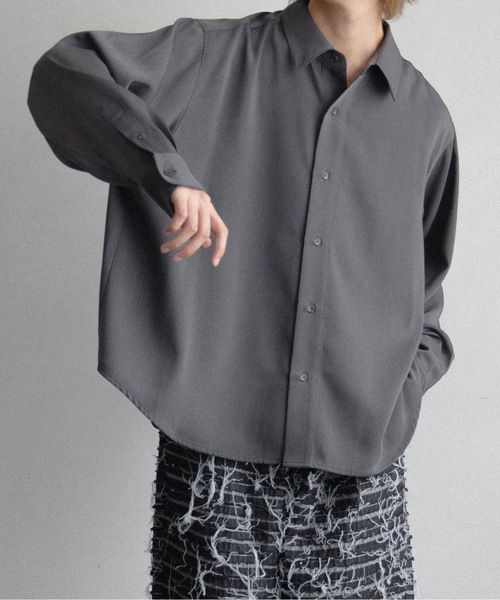 「Casper John」 長袖シャツ SMALL グレー メンズ_画像6