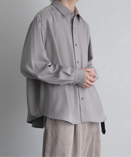 「Casper John」 長袖シャツ SMALL グレー メンズ_画像7