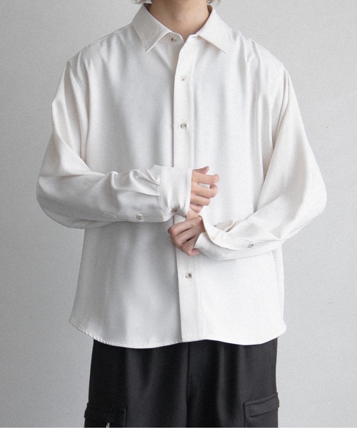「Casper John」 長袖シャツ SMALL グレー メンズ_画像8