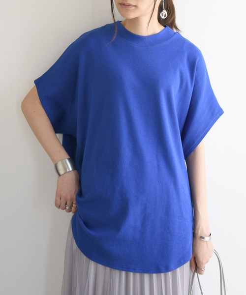 tシャツ ジョーゼット浅Ｖネックドルマン レディース and it_ tシャツ BeコルテVネックドルマンカットソー(半袖