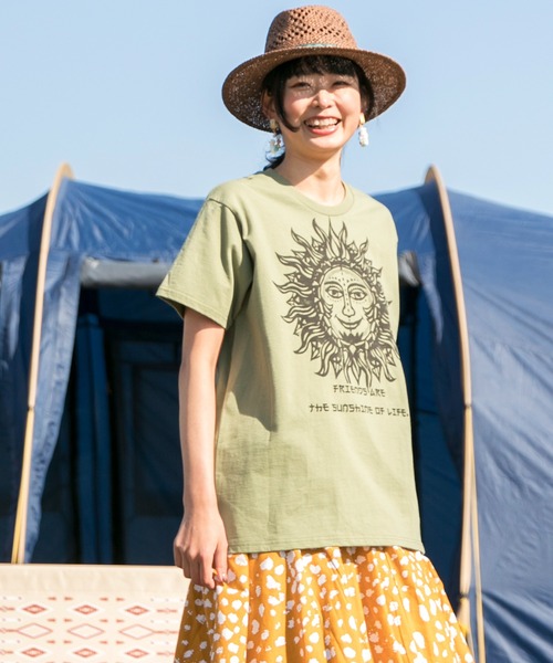Tシャツ Tシャツ チャイハネ 洋輔 Amina おひさまtシャツ Zozotown Paypayモール店 通販 Paypayモール