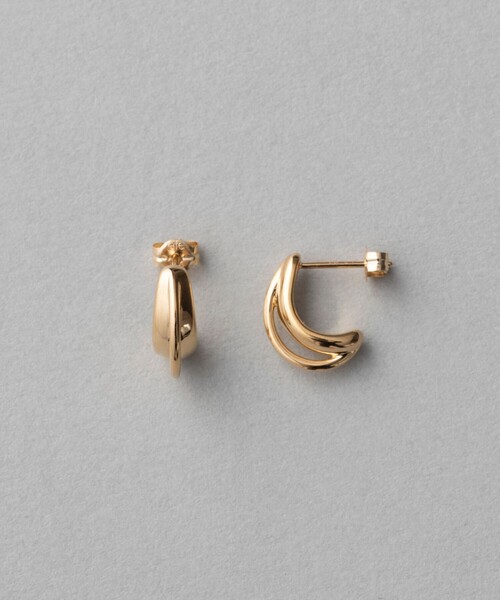 ete　ダブルラインピアス ete ピアス ダブルラインピアス レディース : ZOZOTOWN Yahoo!店