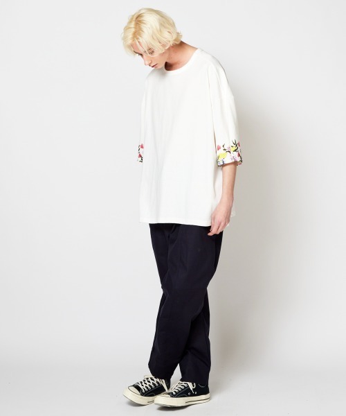 rehacer チノパン : Botanical Big Pocket Tapered Pants