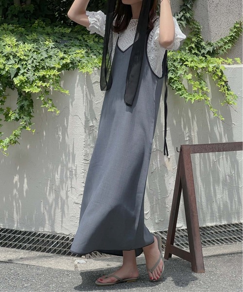 Isn't She？（イズントシー） ワンピース 配色キャミワンピース