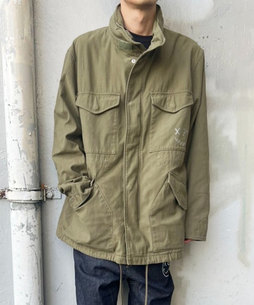 ミリタリージャケット モッズコート MILITARY BLOUSONの画像