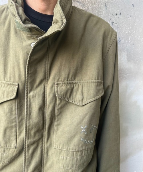 ミリタリージャケット モッズコート MILITARY BLOUSONの画像