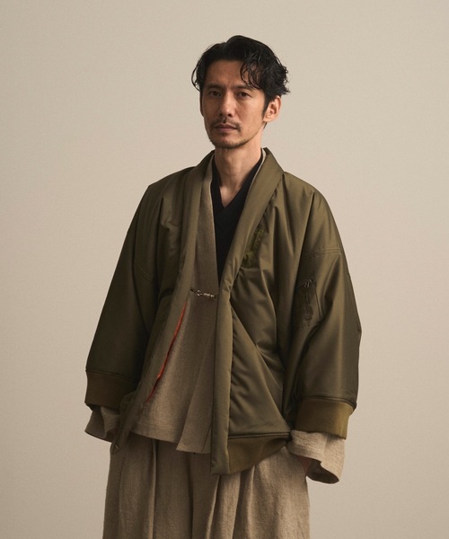 TROVE 和ローブ　MA-1ジャケット WAROBE / MA-1 HAORI / BLACK - TROVE SHOP OFFICIAL SITE