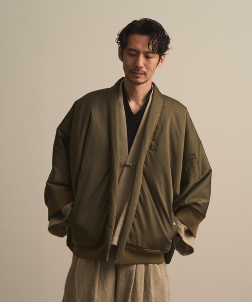 和ROBE ma1 ma-1 和ROBE / MA-1 HAORI メンズ レディース : ZOZOTOWN