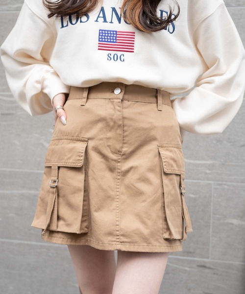WEGO スカート WEGO/カーゴミニスカパン レディース : ZOZOTOWN