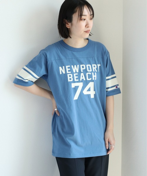 スローブイエナ champion フットボールロンTEE 新品未使用 タグ付き スローブイエナ champion フットボールロンTEE 新品未使用 タグ付き