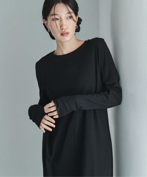 feepur ワンピース 「TALL/2Tサイズあり」カットリブロング