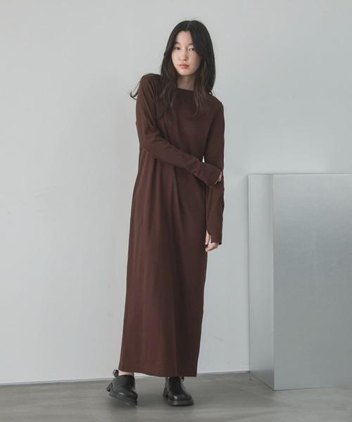 feepur（フェピュール） ワンピース 「TALL/2Tサイズあり」カットリブ