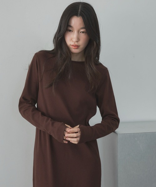 feepur（フェピュール） ワンピース 「TALL/2Tサイズあり」カットリブ