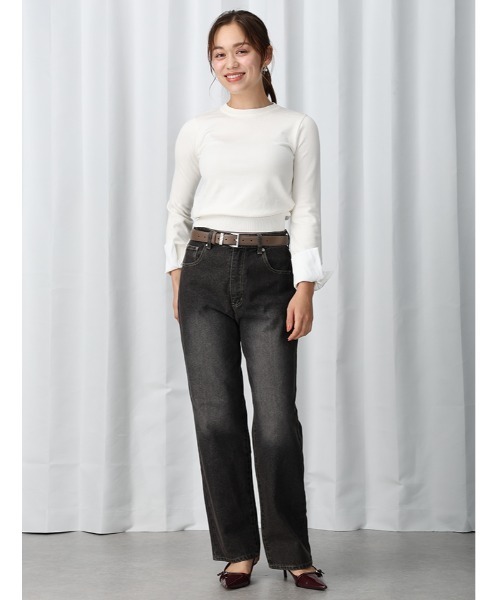 fifth（フィフス） ニット セーター ロングカフスニットプルオーバー