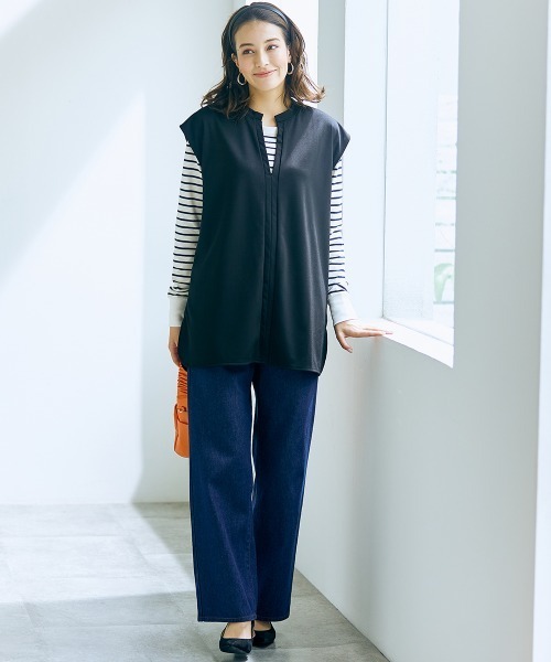 slattgir（スラットジール） ベスト ジレ 高身長 Vネックカットプル