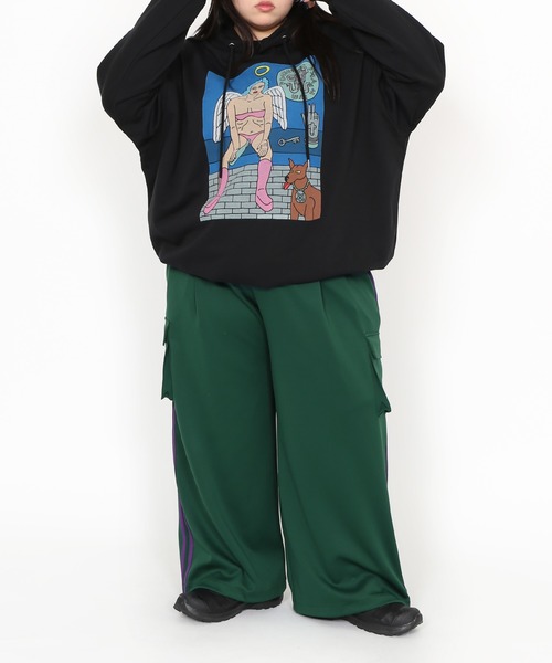 PUNYUS カーゴパンツ ジャージカーゴパンツ レディース メンズ