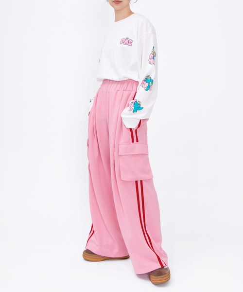 PUNYUS（プニュズ） カーゴパンツ ジャージカーゴパンツ レディース