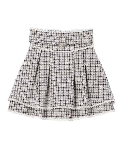 JOIEVE ツイードスカート セール】 【セットアップ対応】ツイードミニ スカート （ミニ・ひざ丈