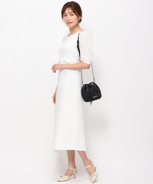 ワンピース ao.mt様 m petit by misako / ワンピース L シロ×クロ O-25-07-14-037-LO