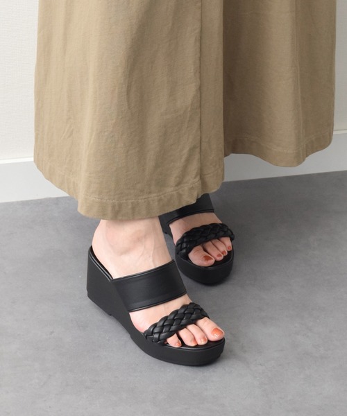 【ITALIAN SHOEMAKERS】厚底ダブルベルトイントレチャート ITALIAN SHOEMAKERS サンダル 「ITALIAN SHOEMAKERS」厚底ダブル