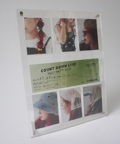 アンティークフォト　ティンタイプ　ハンサムな男性　銅フレーム　アンブロケース フレームキューブピアス ACE0168 Frame cube earrings シルバー
