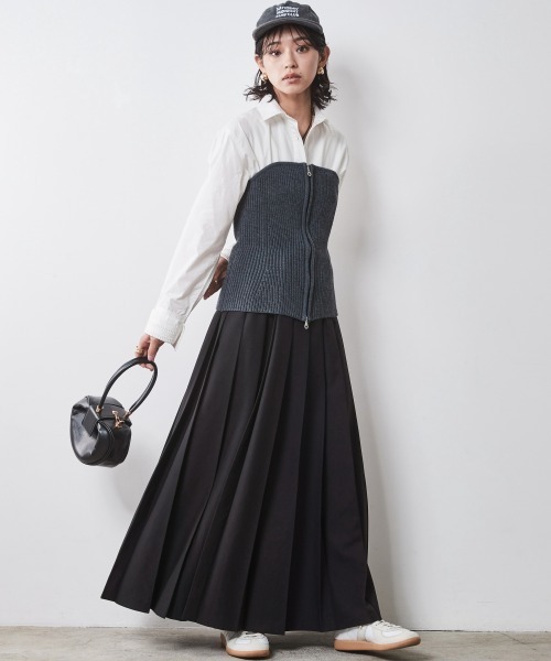 CHIC STYLE（シックスタイル） ベスト ジレ ニットビスチェ 「大きい